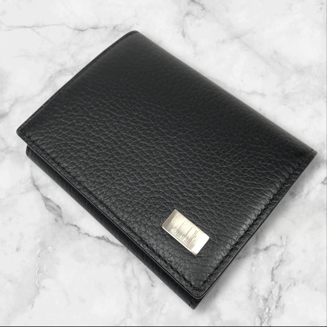 未使用品 ダンヒル dunhill ケース ロゴ金具 財布 小銭入れ 箱付