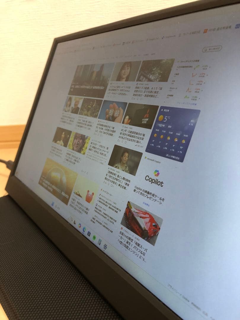 モバイルモニター　13.3型　フルHD IPS液晶　ほぼ未使用