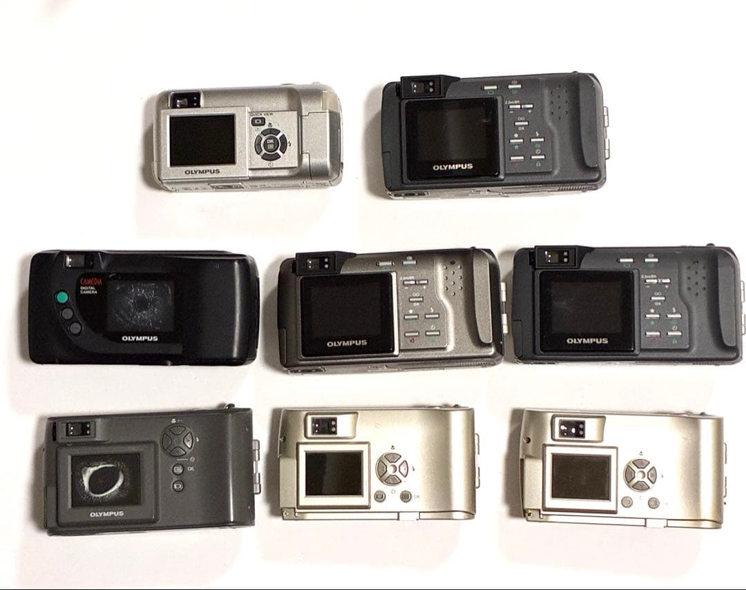 【OLYMPUS／コンパクトデジタルカメラ】8台セット（CAMEDIAシリーズ）