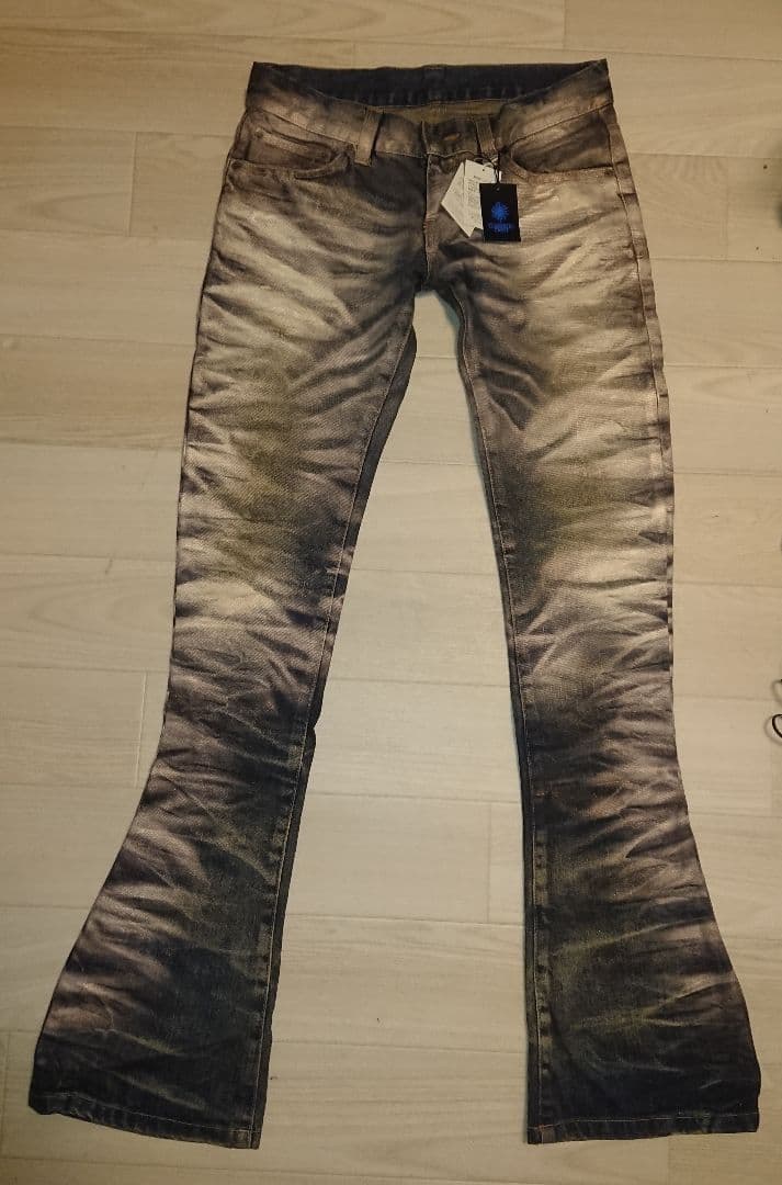 新品タグ付!TORNADO MARTシューカットデニム サイズSトルネードマート