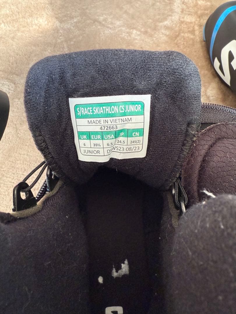 【美品】SALOMON クロスカントリースキー用ブーツ サイズ24.5