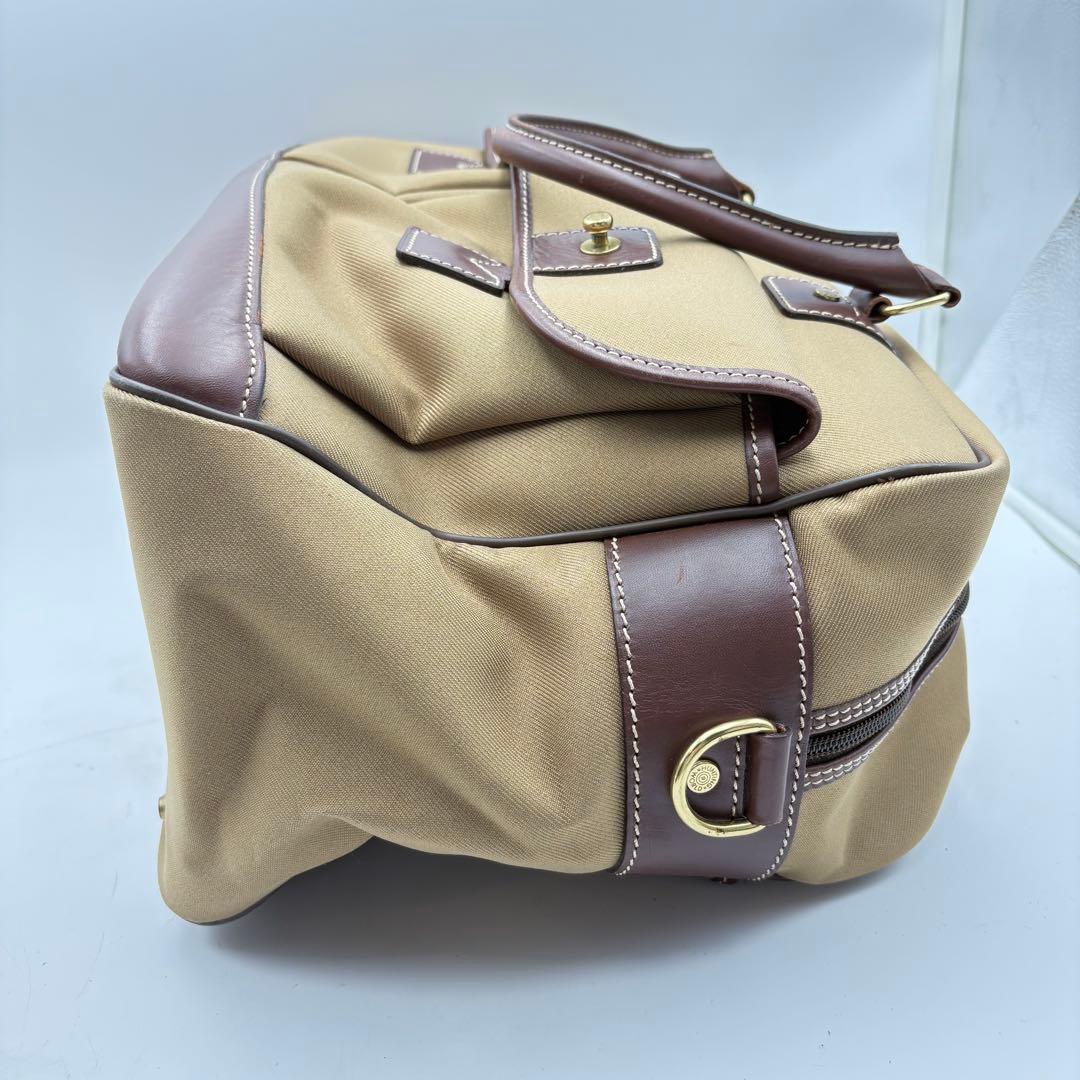 ハンティングワールド ボストンバッグ カーキ ブラウン 0712-S6503t