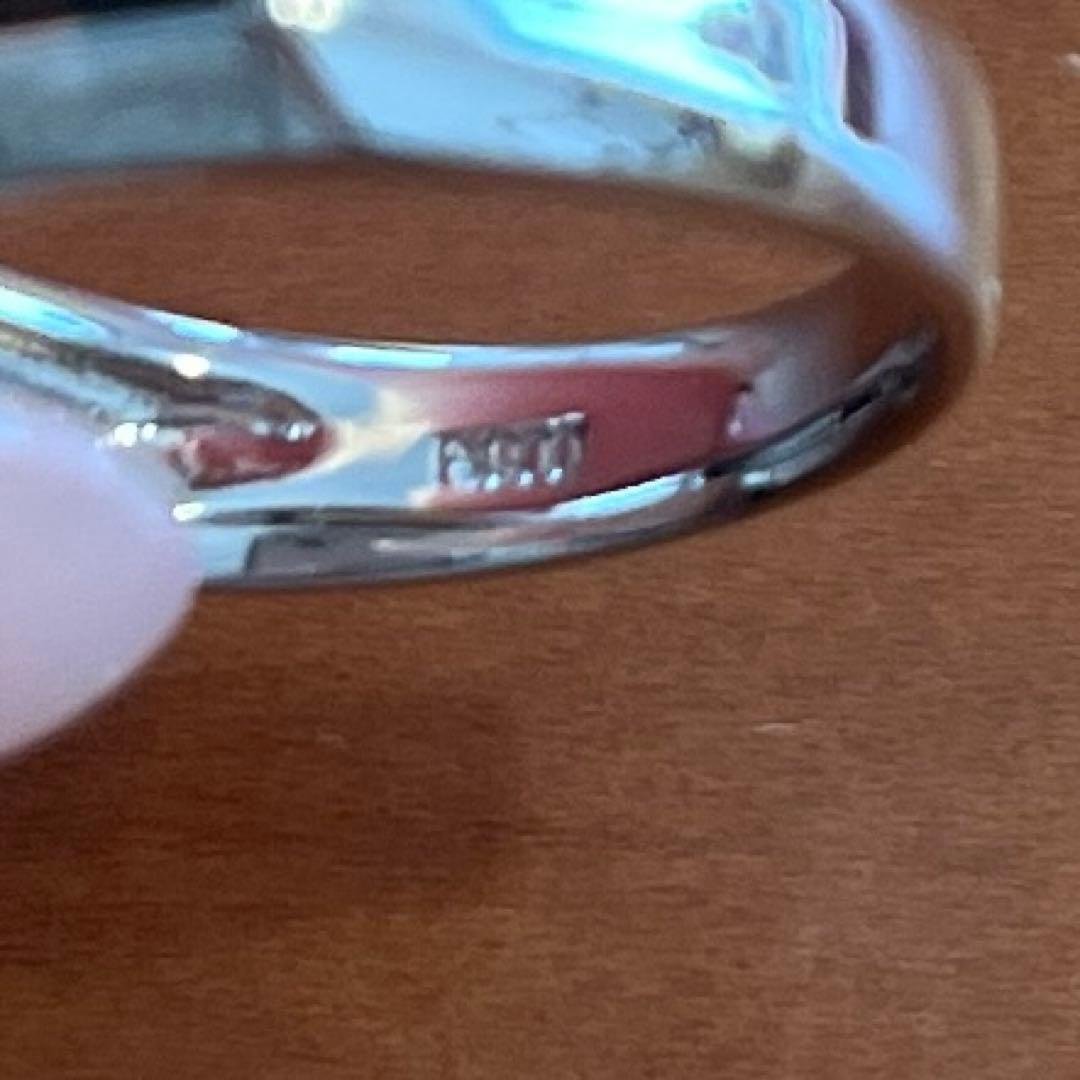 プラチナオニキスダイヤモンドリング　約12.5号