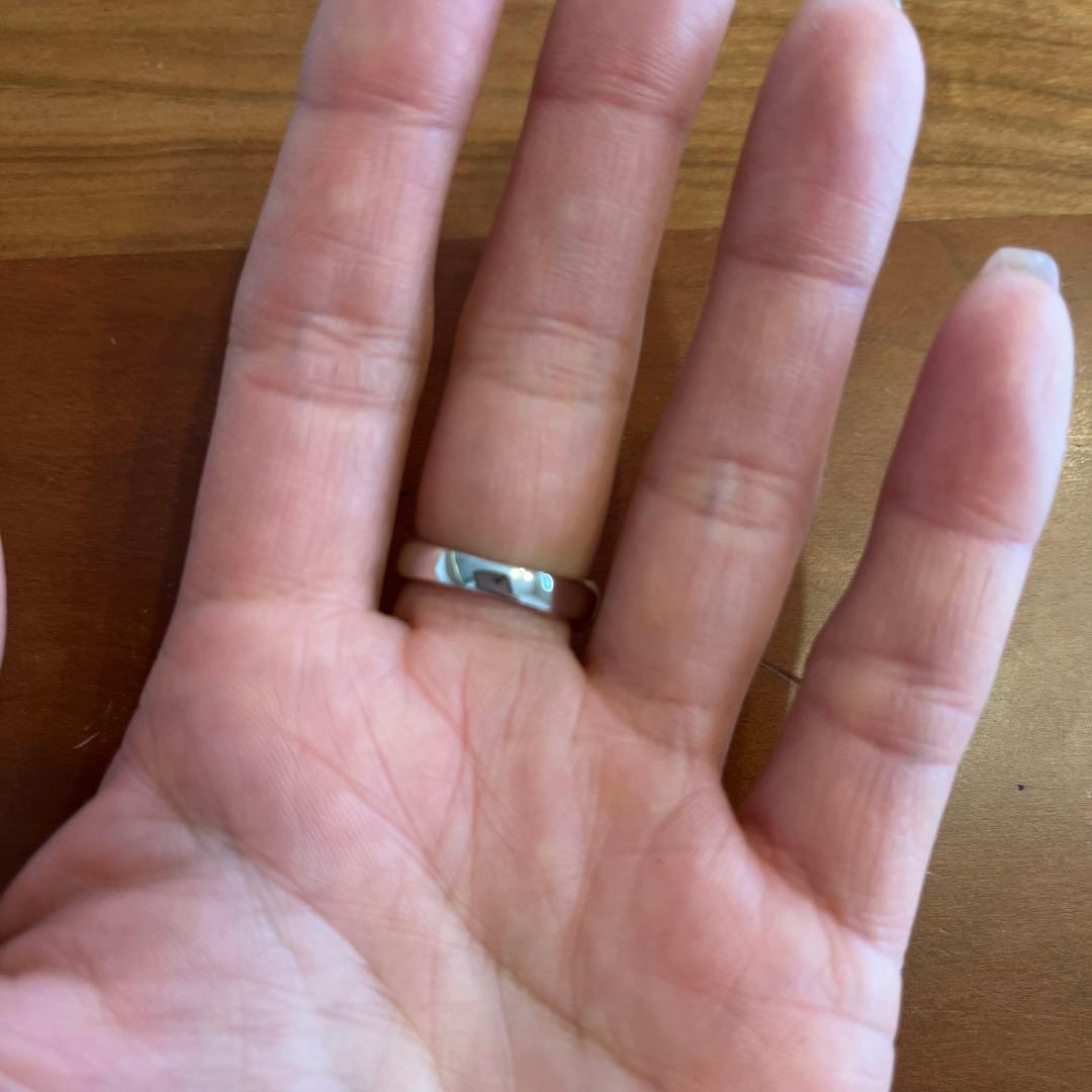 プラチナオニキスダイヤモンドリング　約12.5号