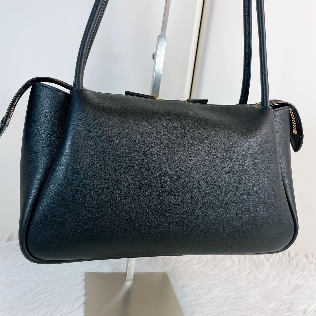 ●美品●PRADA プラダ　ハンドバッグ　レザー　ブラック　24SS