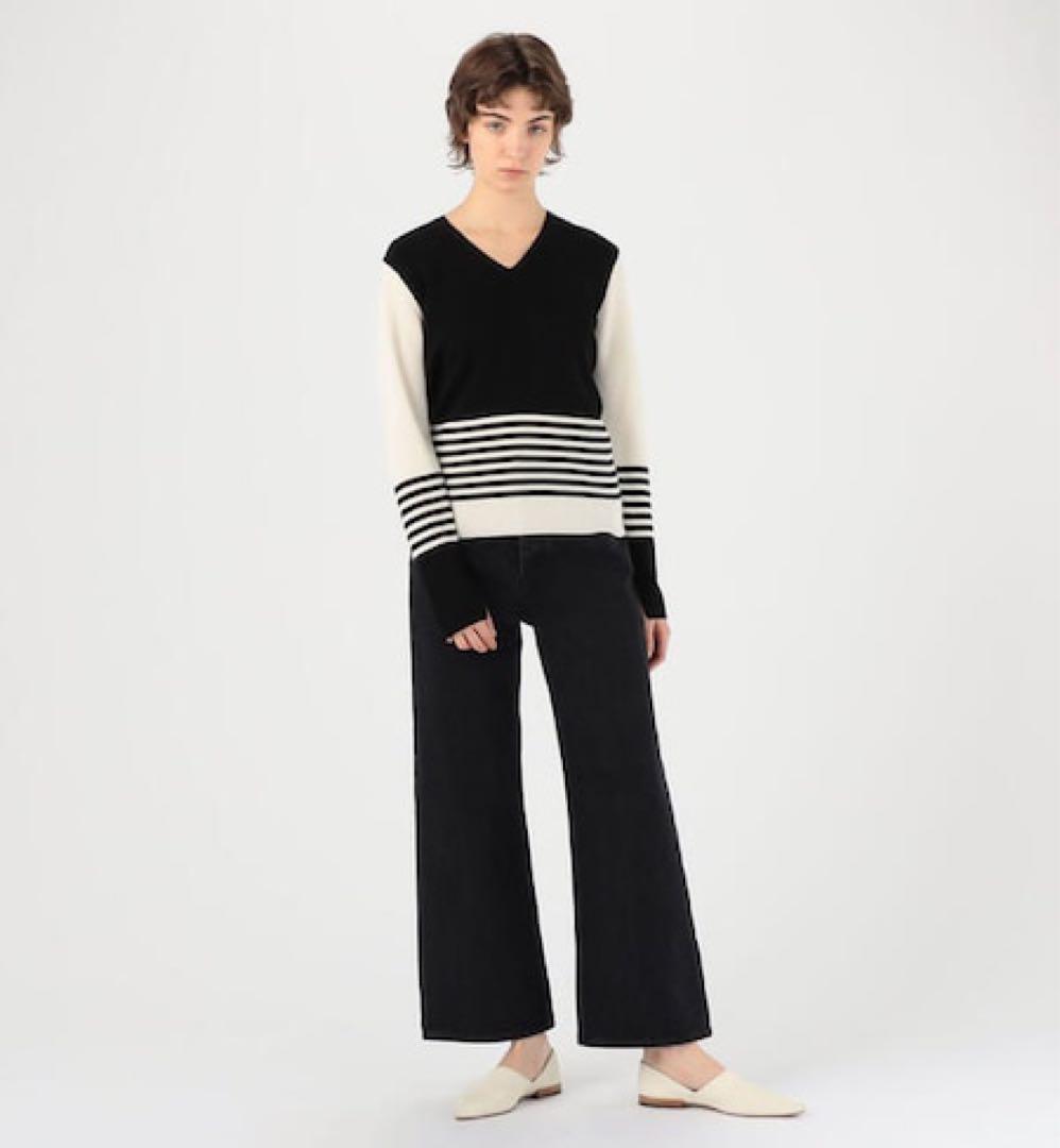 新品★ セミワイド デニムパンツ ブラック DESPRES ¥26400