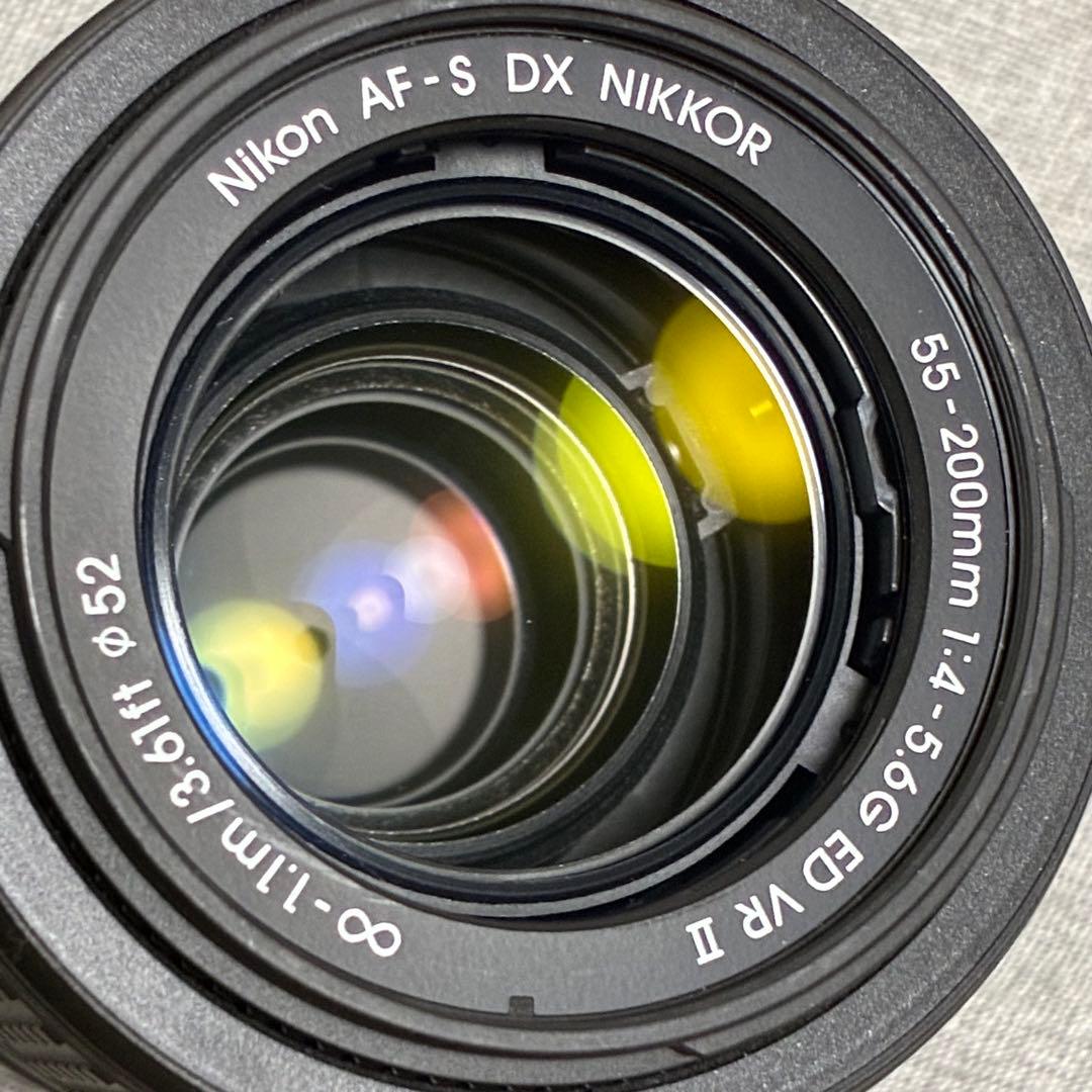 ⭐️美品⭐️Nikon 55-200mm f4-5.6G II ED VR望遠レンズ