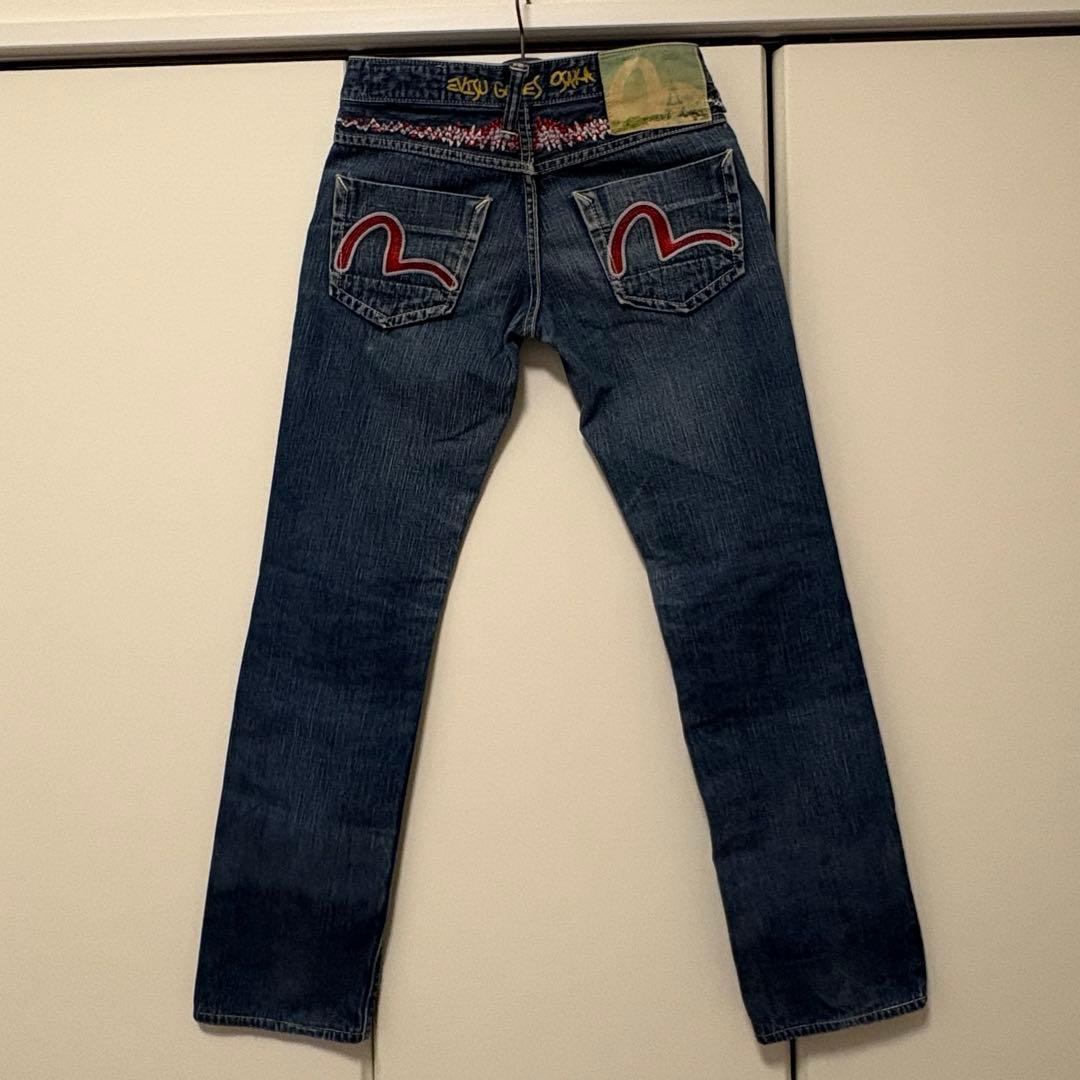 EVISU エヴィス ローライズデニム Y2K ギャル ウエスト細め
