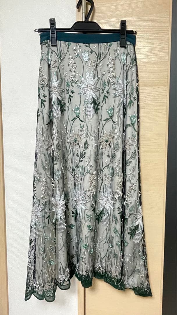 スカート MURRAL Everlasting embroidery lace skirt