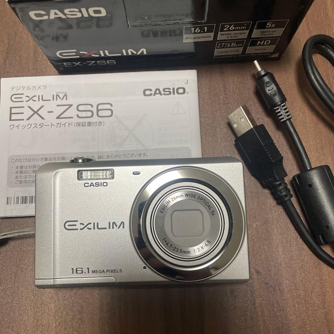 CASIO EXILIM EX-ZS6 コンパクトデジタルカメラ