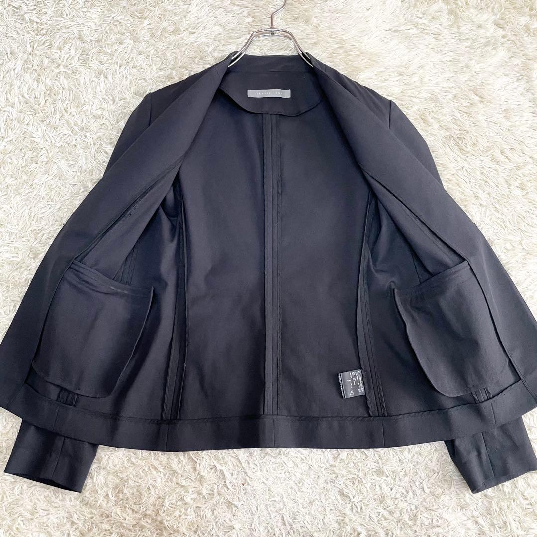 極美品 theory luxe ノーカラージャケット パンツスーツ セットアップ