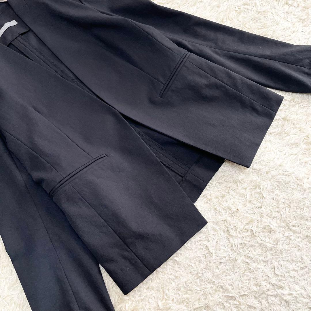 極美品 theory luxe ノーカラージャケット パンツスーツ セットアップ