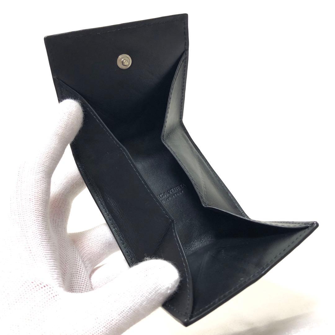 専用です‼️ ボッテガヴェネタ　ケース　小銭入れ　マキシイントレチャート　黒