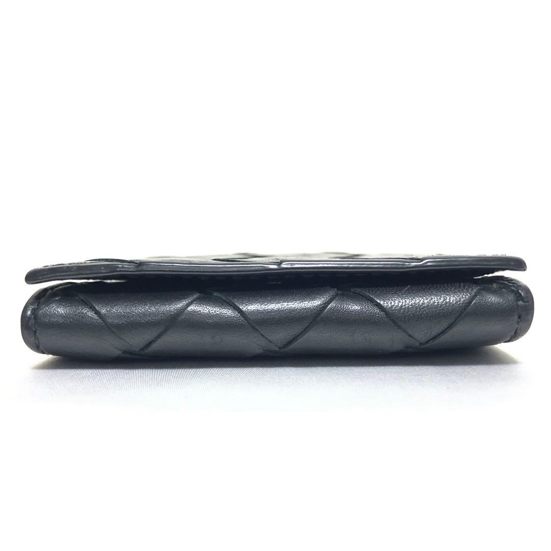 専用です‼️ ボッテガヴェネタ　ケース　小銭入れ　マキシイントレチャート　黒