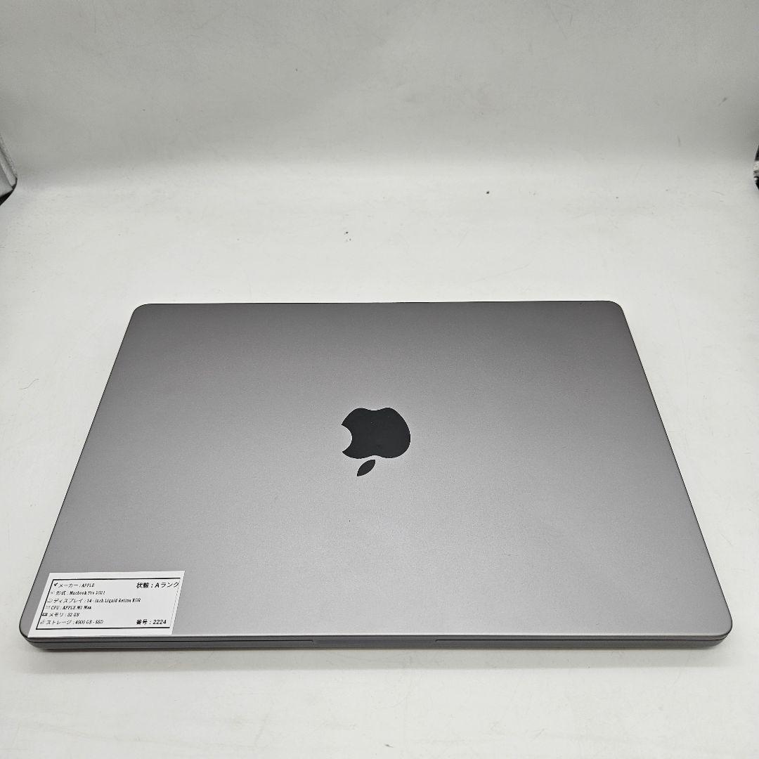 MacBook本体 Macbook Pro 2021 | M1 Max | 32GB | 4TB