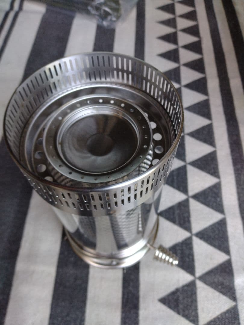 トヨトミ　レインボーストーブ用グローストーブ化燃焼筒加工済み