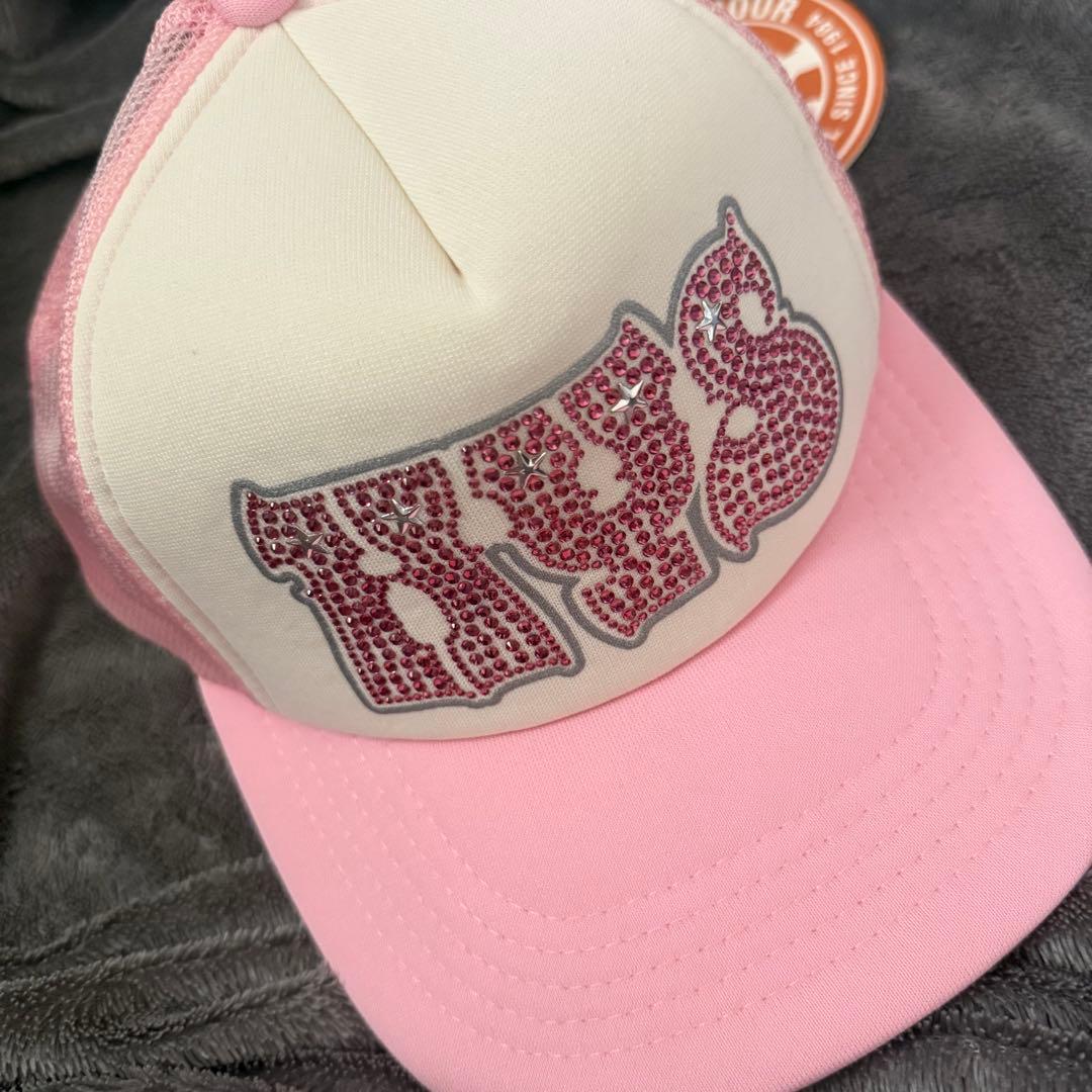 HYSTERIC GLAMOUR ラインストーンメッシュキャップ