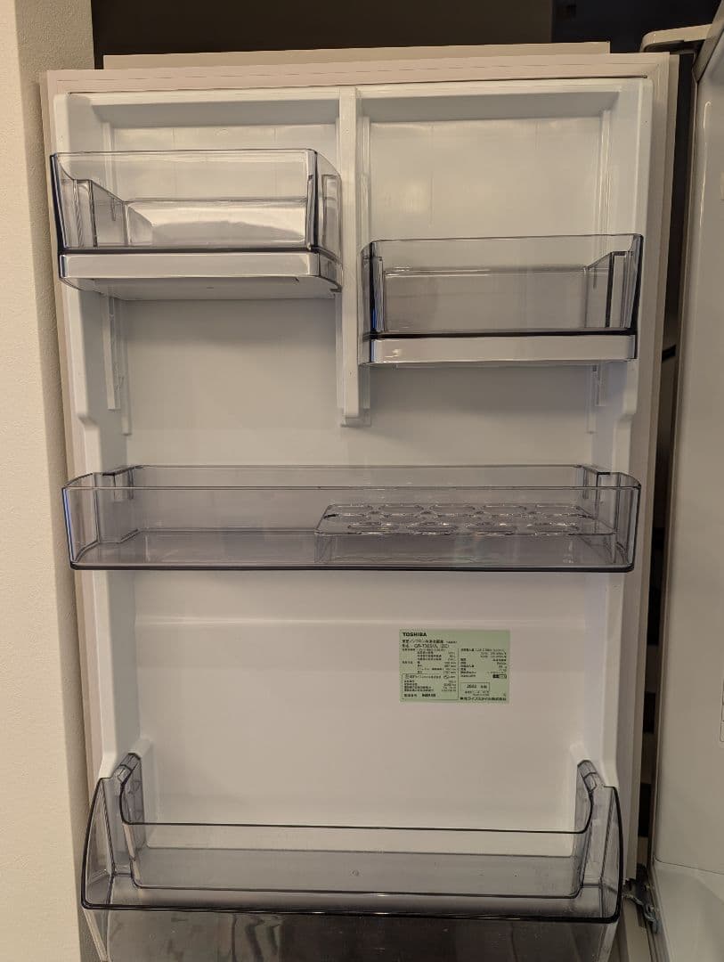 左開き冷蔵庫【356L/ 東芝】冷蔵庫GR-T36SVL-ZC(2022年製)