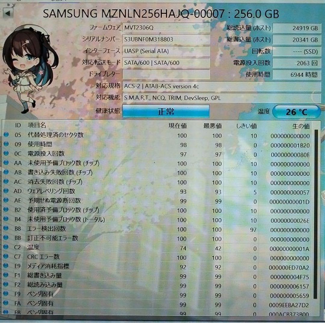 10枚セット 256GB M.2 SATA B&M key 2280 送料無料