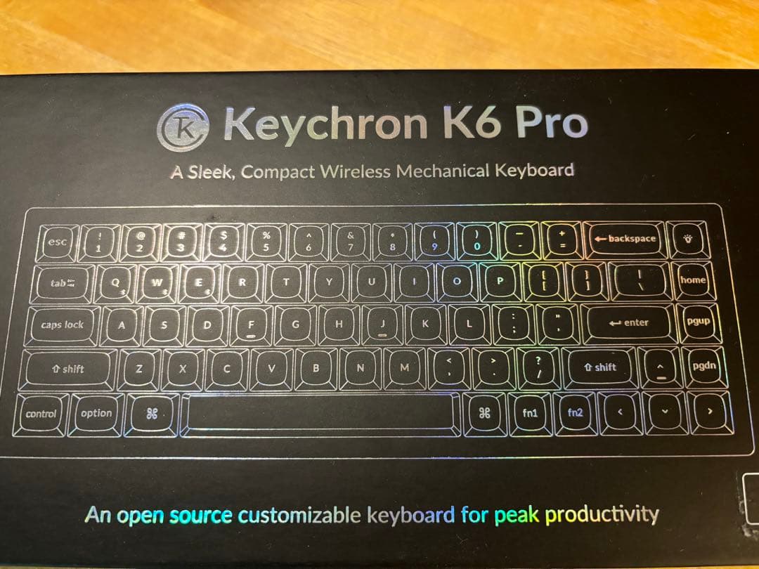 Keychron K6 Pro QMK/VIA ワイヤレス・メカニカルキーボード