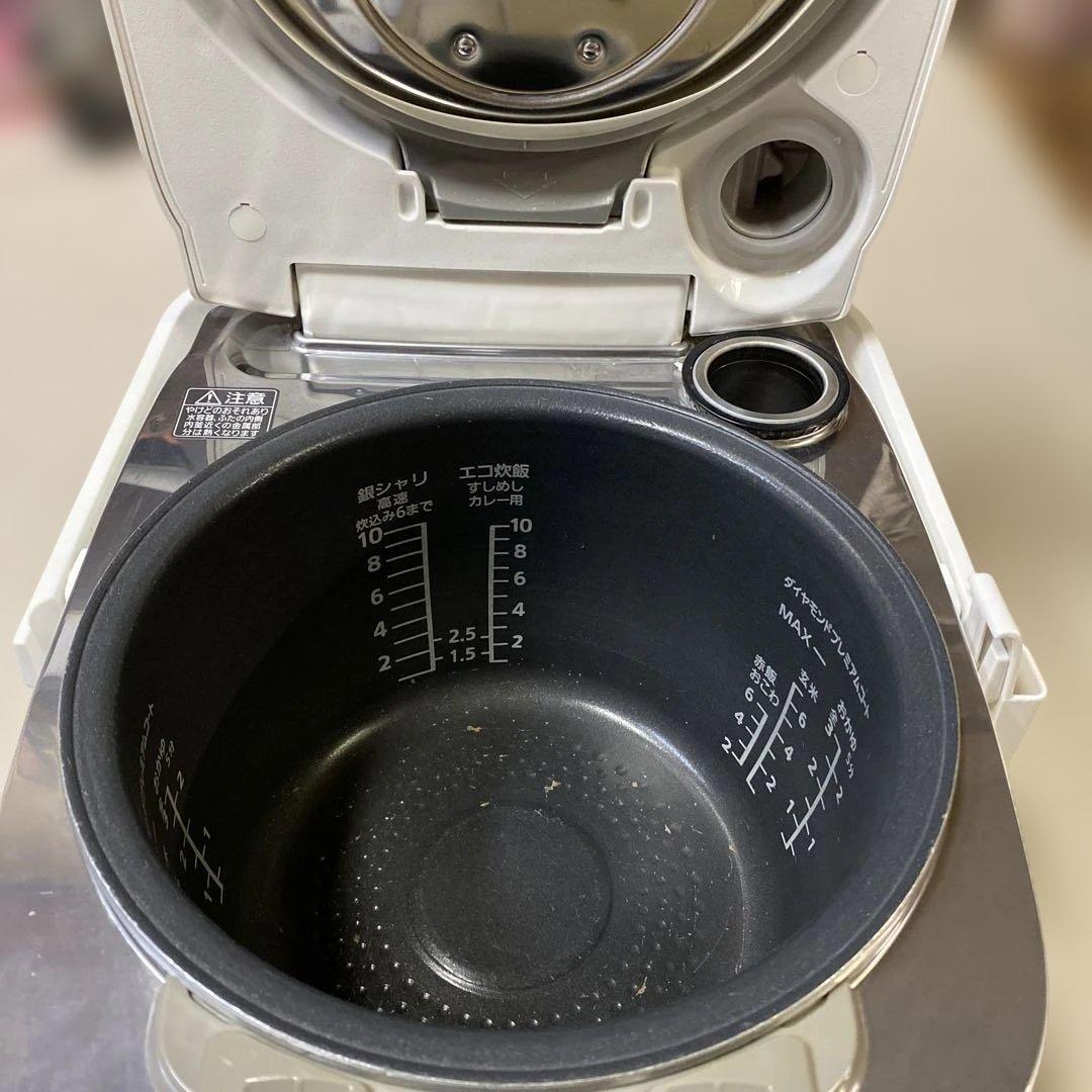 パナソニック炊飯器 一升炊き　SR-VSX189 ハイグレード　Wおどり炊き