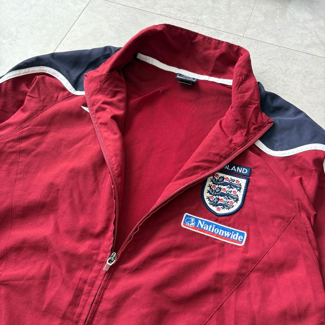 希少 00s アンブロ サッカー イングランド代表 ナイロンジャケット