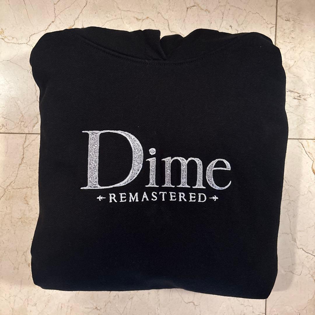 Dime ブラックパーカー スウェットLサイズ