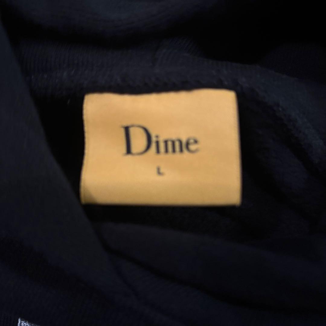 Dime ブラックパーカー スウェットLサイズ