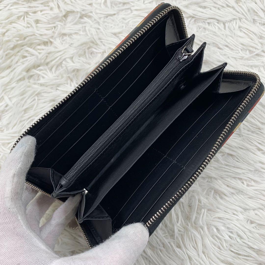 【✨希少✨】グッチ ナイト クーリエ ラウンドジップウォレット 長財布 ブラック