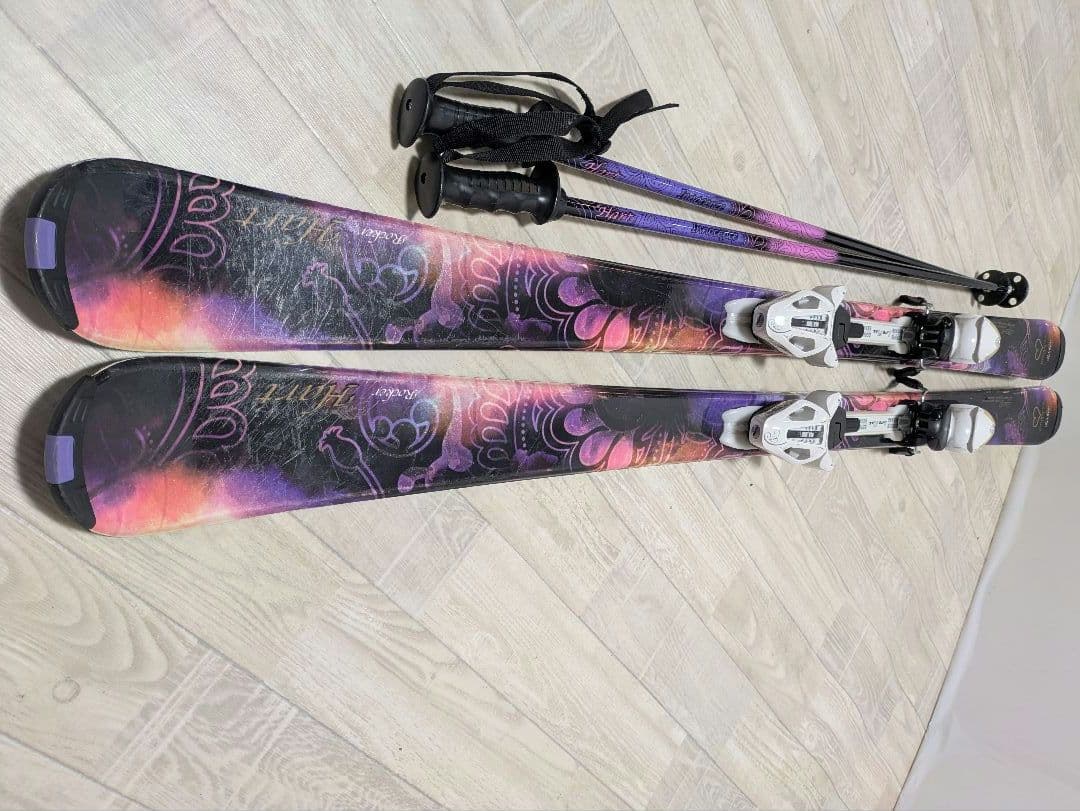 Hart Innocence DL-Ⅱ　スキー　145cm　ストック　セット