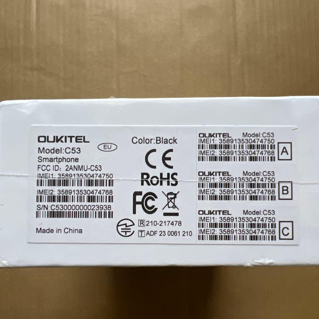 スマートフォン本体 OUKITEL C53 8GB/64GB