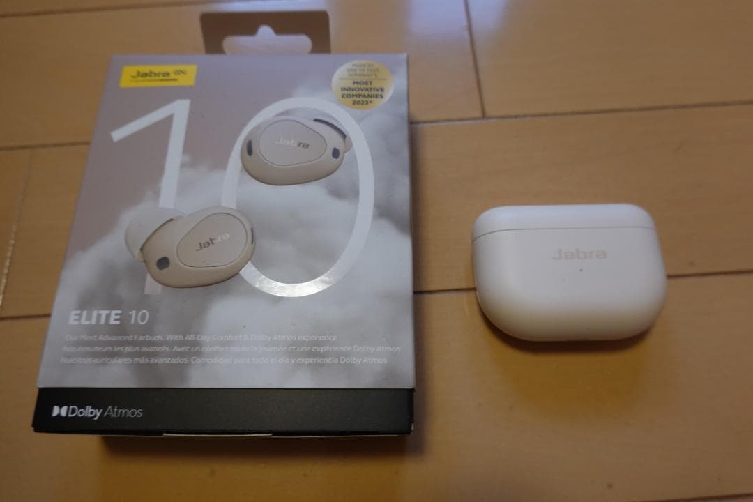 ワイヤレスイヤホン Jabra Elite 10（クリーム）