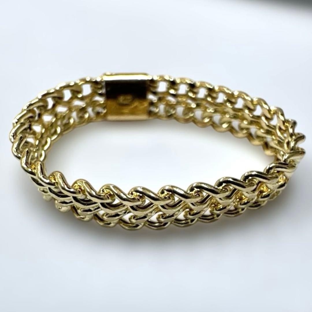 【ほぼ未使用品】K18 ビスマルク チェーンリング 喜平 大　L&Co.