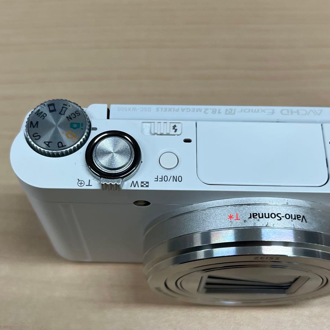 SONY Cyber-shot DSC-WX500 ホワイト　コンデジ 訳あり品