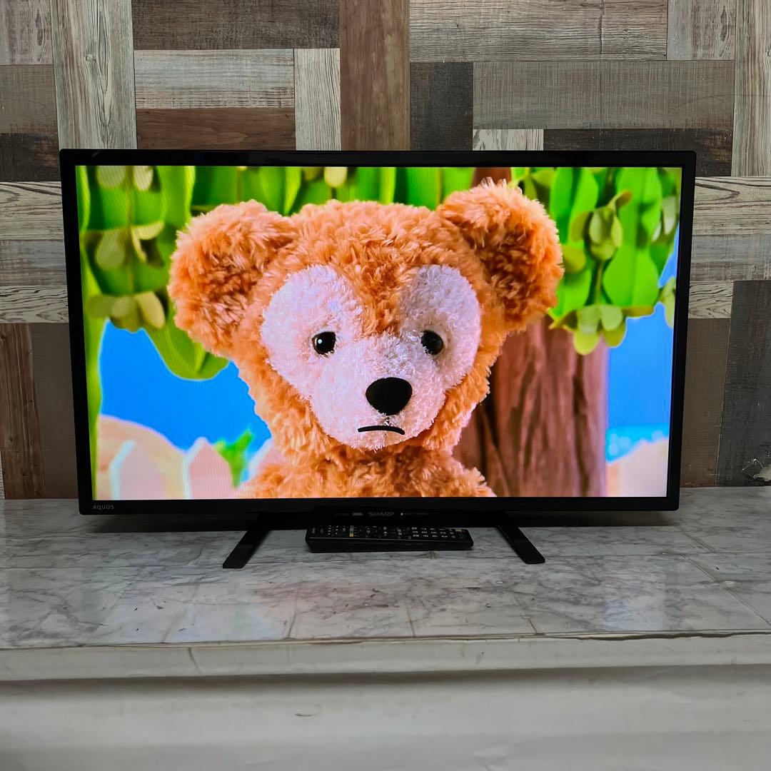 即日受渡❣️全国送料込SHARP32型液晶テレビYouTube U-NEXT視聴可