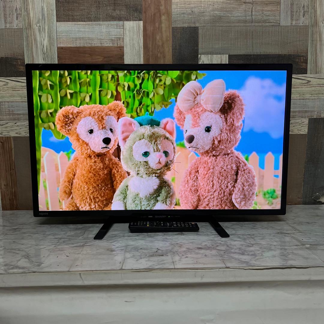 即日受渡❣️全国送料込SHARP32型液晶テレビYouTube U-NEXT視聴可