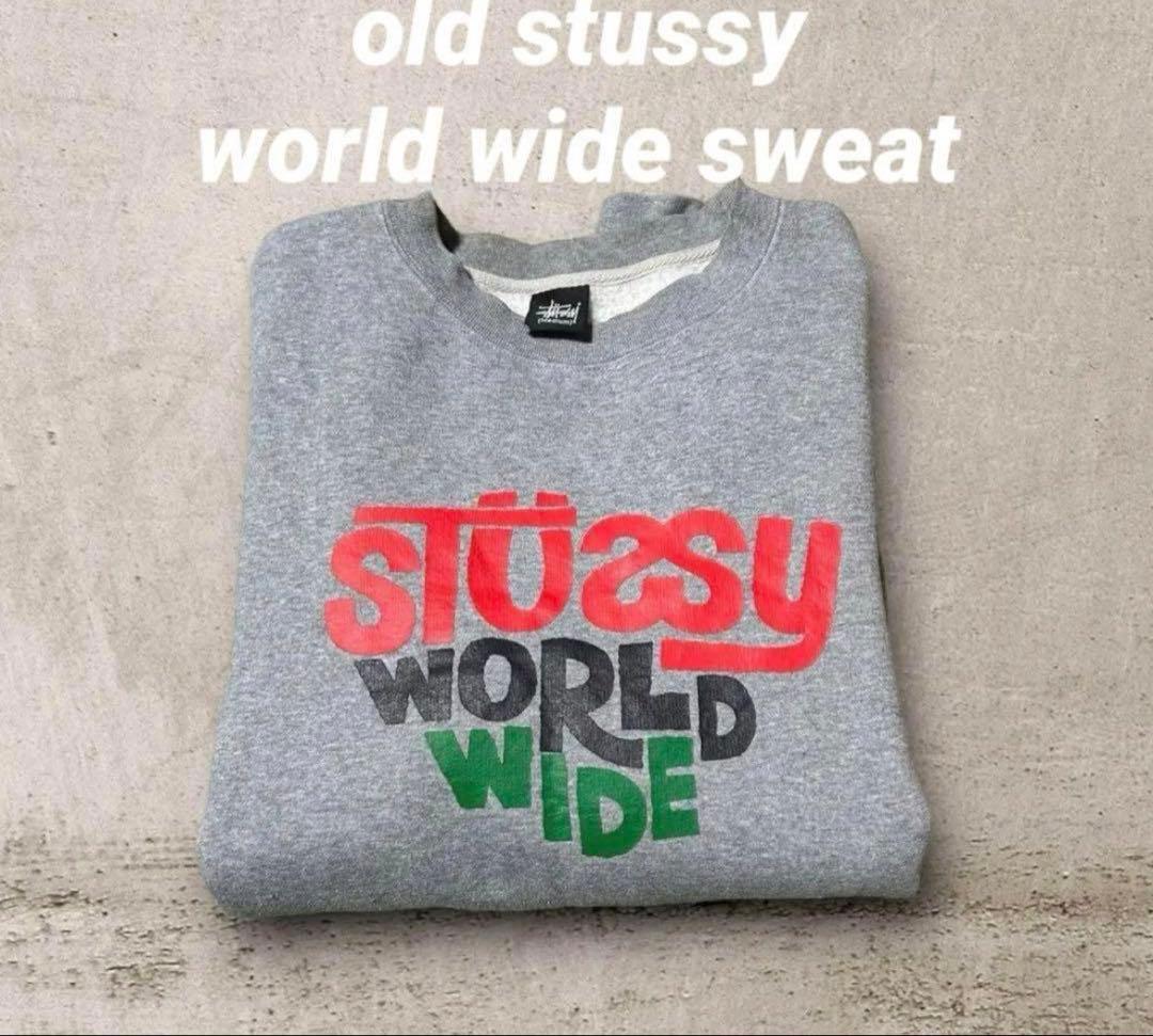 S*y様 Old Stussy World Wide Sweat