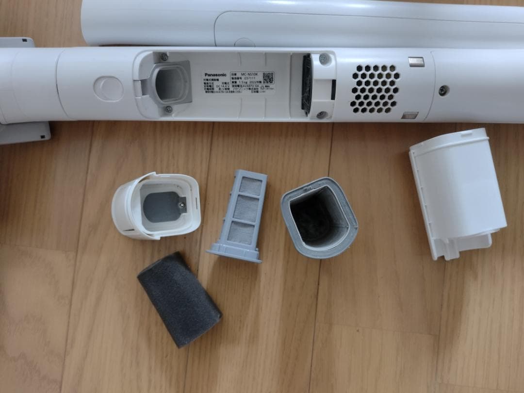 パナソニック★掃除機★MC-NS10K★2022年製★バッテリーの状態良好★3