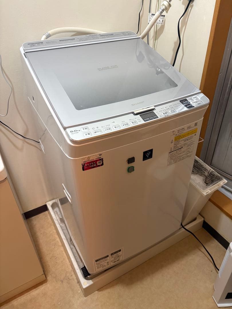 SHARP 乾燥機機能付き洗濯機　8kg ES-PX8D