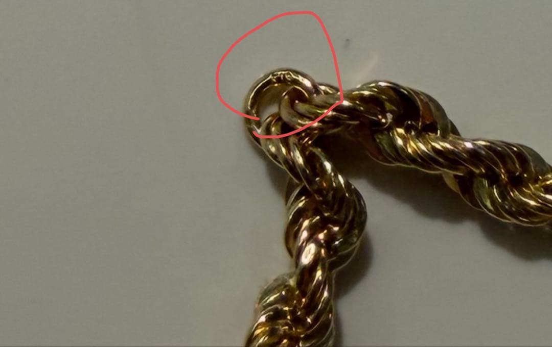 18金　リング　21号