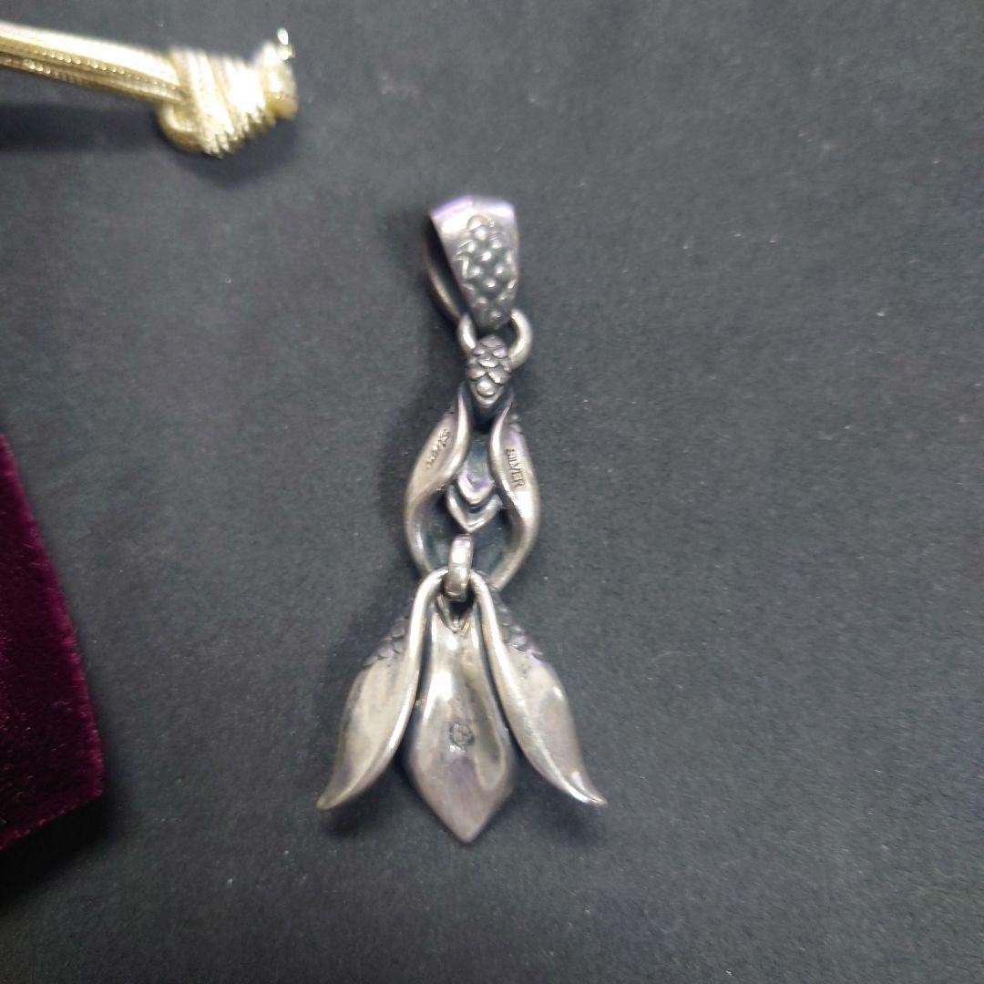 ブラッディマリー ダブルマーメイドフィン ペンダント トップ