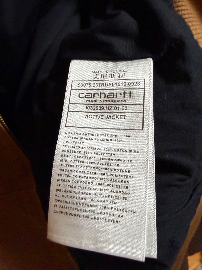 ジャケット・アウター Carhartt WIP ACTIVE JACKET Hamiltonbrown