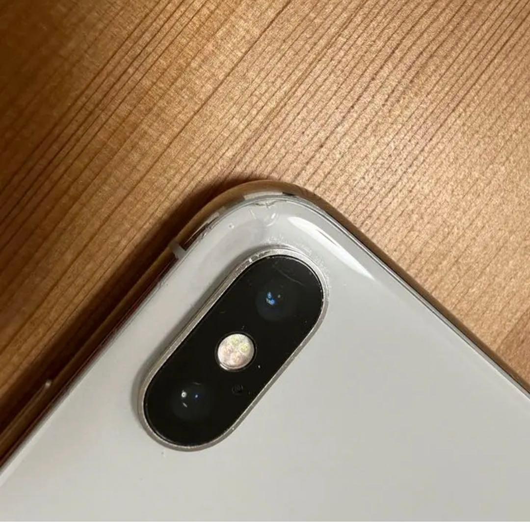 【美品】Apple iPhone X シルバー 本体　256GB