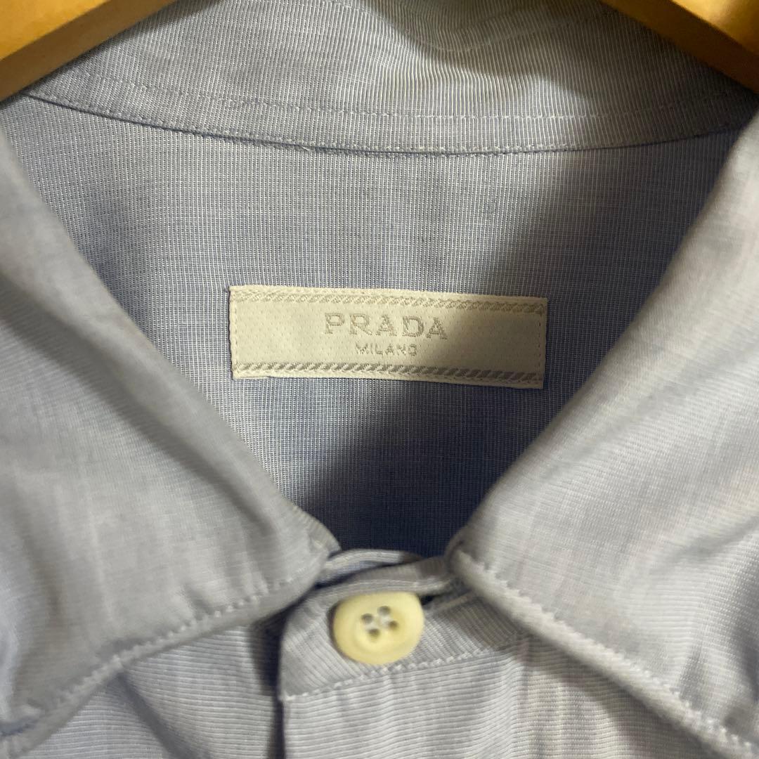 25ss Prada ワイヤーコットンシャツ