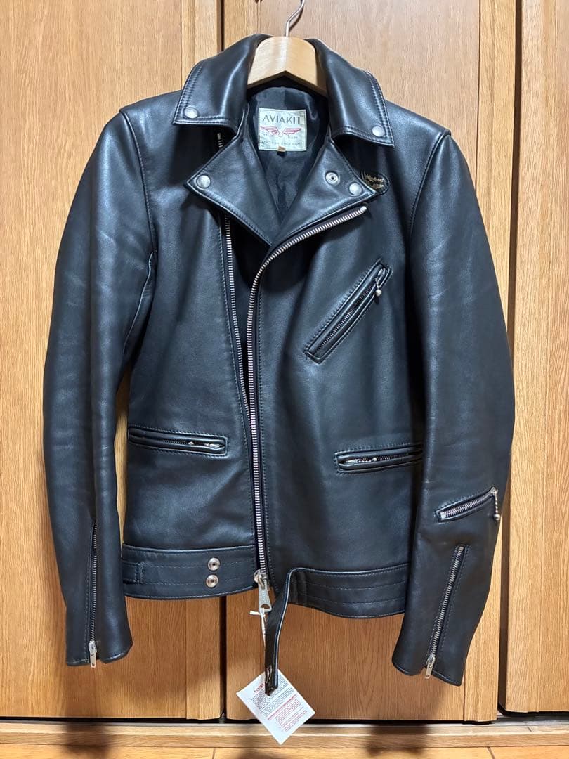 ルイスレザー441Tサイクロン タイトフィット サイズ34 カウハイド