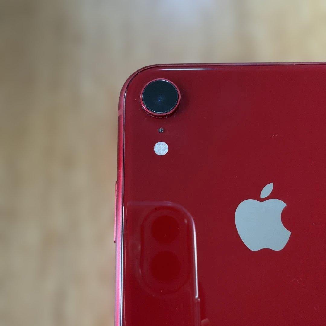 【美品】Apple iPhone XR RED 本体 256gb
