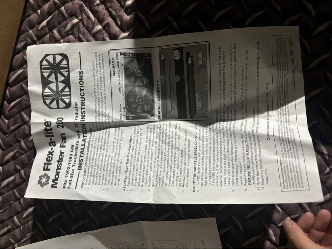 ‎BKB　Flex A Lite ツイン電動ファンキット　シボレー C/K