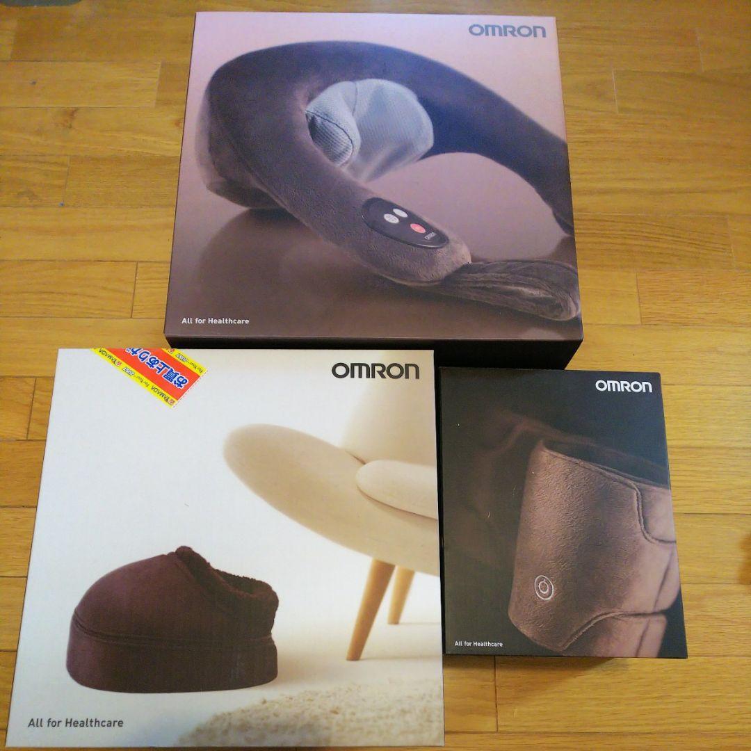 OMRON ネック＆レッグ＆フットマッサージャーのカバーとアダプターセット