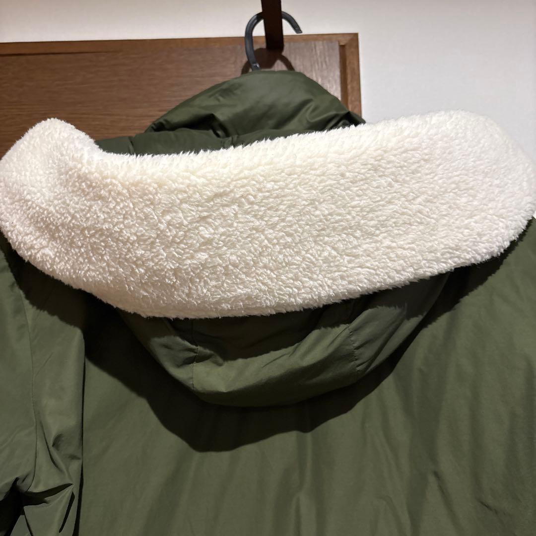 ザノースフェイスホワイトレーベル　ダウンジャケット　カーキ　S