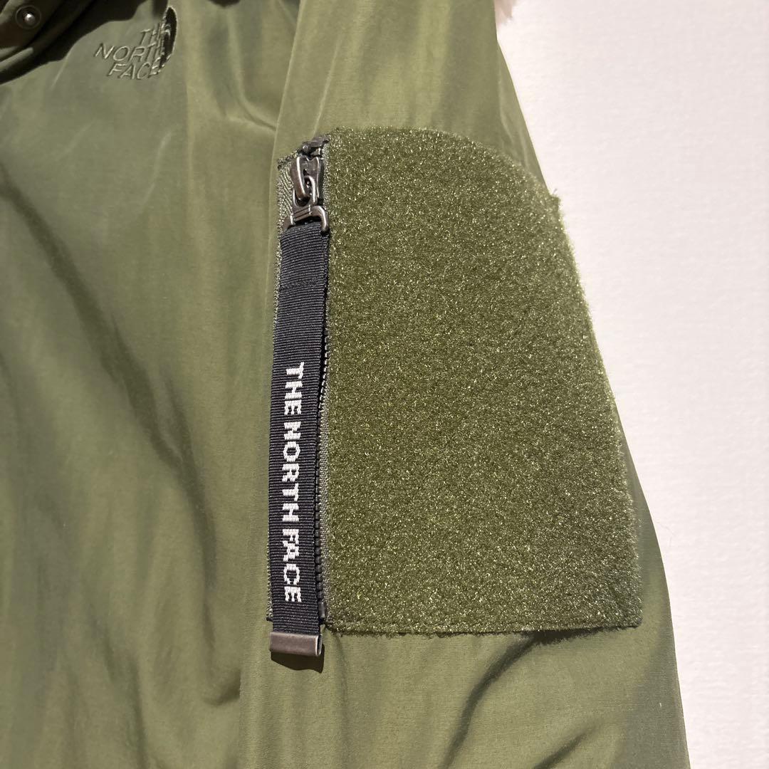 ザノースフェイスホワイトレーベル　ダウンジャケット　カーキ　S